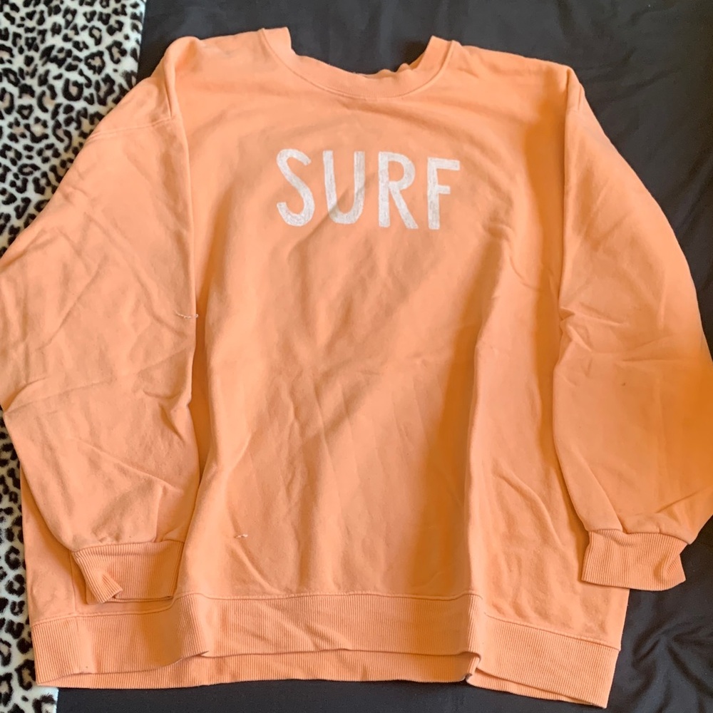 Orange Surf Sweatshirt
